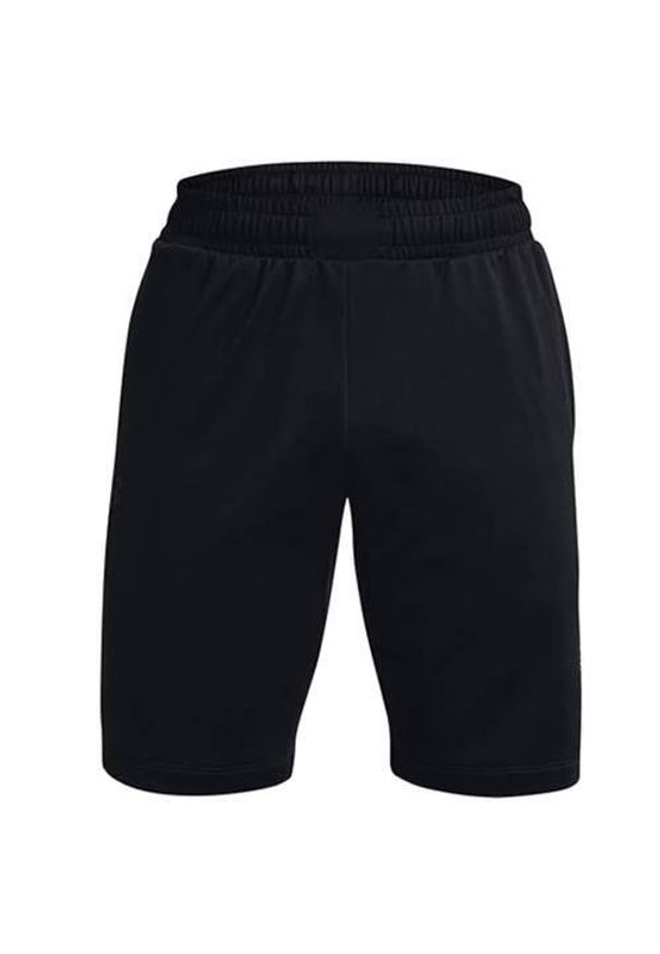 Spodnie treningowe męskie Under Armour Terry. Kolor: czarny. Długość: krótkie. Sport: fitness