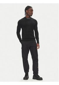 TOMMY HILFIGER - Tommy Hilfiger Longsleeve F1 Movie MW0MW41383 Czarny Slim Fit. Kolor: czarny. Materiał: bawełna. Długość rękawa: długi rękaw #5
