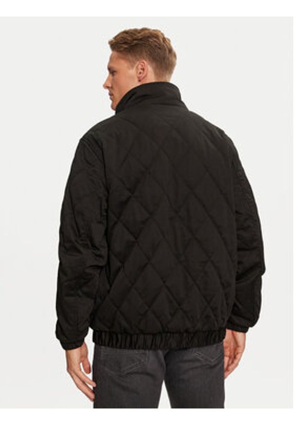 Tommy Jeans Kurtka przejściowa Essential DM0DM19633 Czarny Regular Fit. Kolor: czarny. Materiał: bawełna