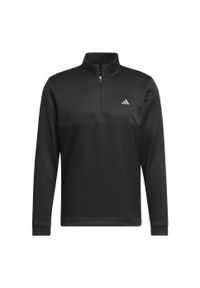 Adidas - Bluza Ultimate365 Textured Quarter-Zip. Typ kołnierza: golf. Kolor: czarny. Materiał: materiał. Długość rękawa: długi rękaw