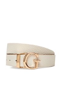 Guess Pasek Damski BW9266 P5330 Beżowy. Kolor: beżowy. Materiał: skóra #4