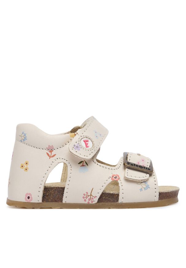 Sandały Falcotto. Kolor: kremowy