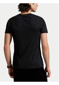 Polo Ralph Lauren T-Shirt 710P00094001 Czarny Custom Slim Fit. Typ kołnierza: polo. Kolor: czarny. Materiał: bawełna #5