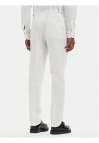 Hugo - HUGO Garnitur Henry 50559672 Kremowy Slim Fit. Kolor: kremowy. Materiał: bawełna #11