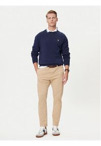 Polo Ralph Lauren Bluza 710P01523002 Granatowy Regular Fit. Typ kołnierza: polo. Kolor: niebieski. Materiał: bawełna #4