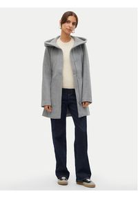 Vero Moda Płaszcz przejściowy Popliva 10310779 Szary Regular Fit. Kolor: szary. Materiał: syntetyk