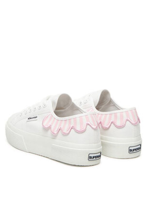 Superga Tenisówki S6135FW 3740 Biały. Kolor: biały. Materiał: materiał