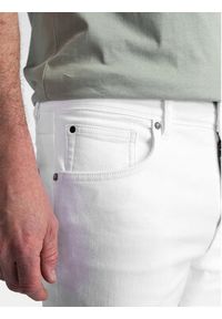Petrol Industries Szorty jeansowe M-1040-SHO005 Biały Slim Fit. Kolor: biały. Materiał: bawełna #9