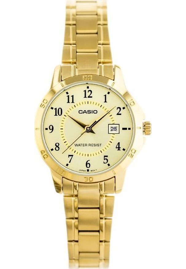 Zegarek Casio ZEGAREK DAMSKI CASIO LTP-V00GD-9BUDF (zd568c)