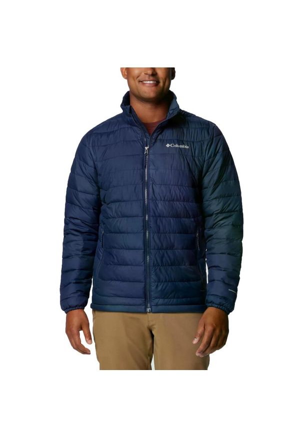 columbia - Kurtka COLUMBIA POWDER LITE II JACKET Niebieski. Kolor: niebieski. Materiał: syntetyk
