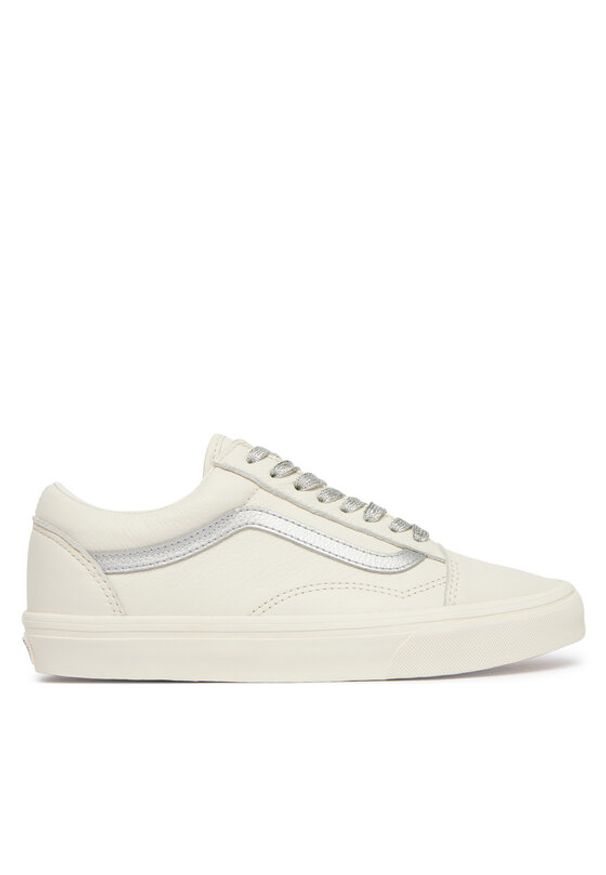 Vans Tenisówki Old Skool VN000D6WC9F1 Écru. Kolor: kremowy. Materiał: skóra, zamsz