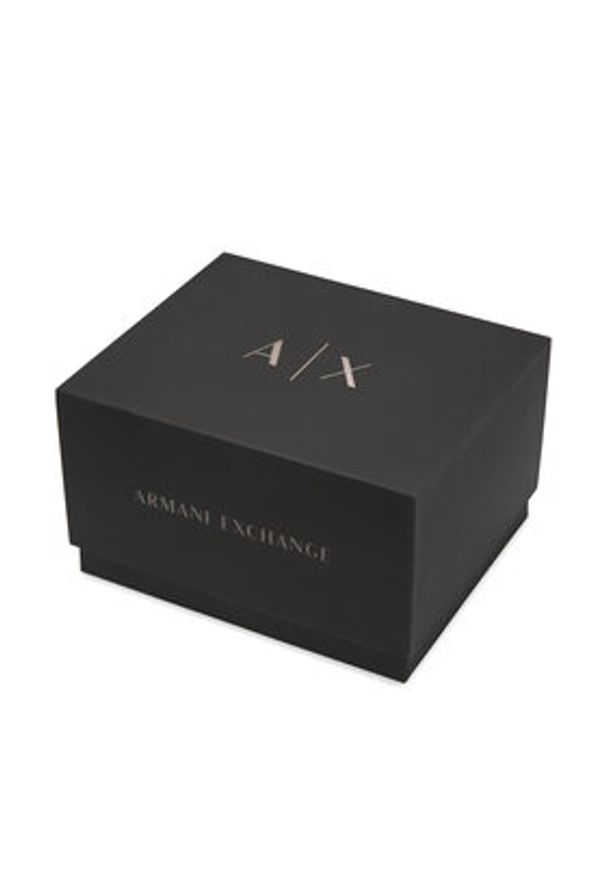 Armani Exchange Zegarek Banks Gift Set AX7147SET Czarny. Kolor: czarny