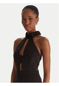 ACCESS FASHION Kombinezon 54-5503-168 Czarny Slim Fit. Kolor: czarny. Materiał: syntetyk #4