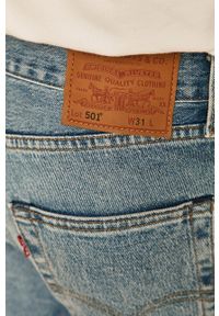 Levi's® - Levi's - Szorty jeansowe 501. Okazja: na spotkanie biznesowe. Kolor: niebieski. Materiał: jeans. Styl: biznesowy #3