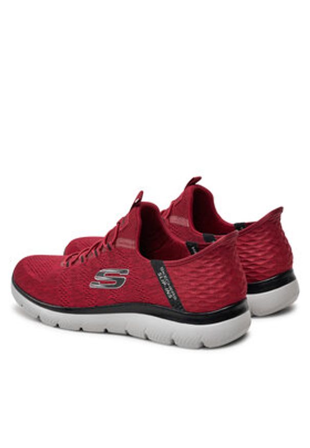 skechers - Skechers Sneakersy Key Pace 232469 Czerwony. Kolor: czerwony. Materiał: materiał