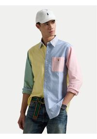 Polo Ralph Lauren Koszula 710928919001 Kolorowy Custom Fit. Typ kołnierza: polo. Materiał: bawełna. Wzór: kolorowy #1
