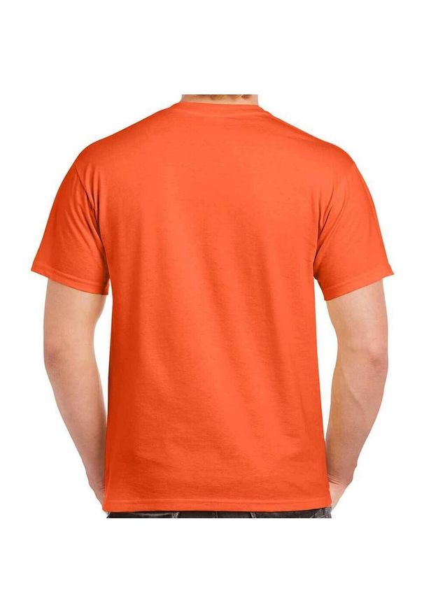 GILDAN - Ultra Bawełniana Koszulka Unisex Dla Dorosłych. Kolor: żółty, pomarańczowy, wielokolorowy. Materiał: bawełna