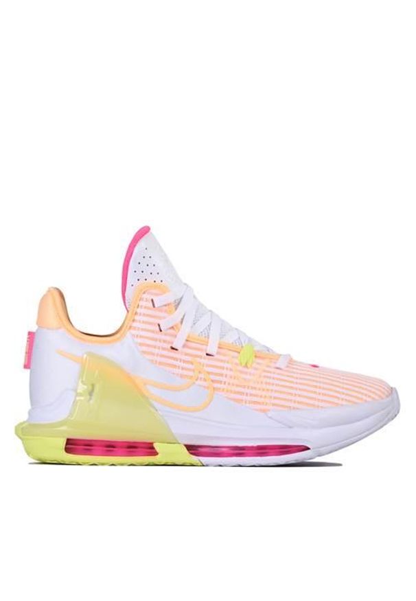 Buty koszykarskie męskie Nike Lebron Witness Vi Lemon Twist. Kolor: biały, wielokolorowy. Materiał: syntetyk, materiał. Szerokość cholewki: normalna. Sport: koszykówka