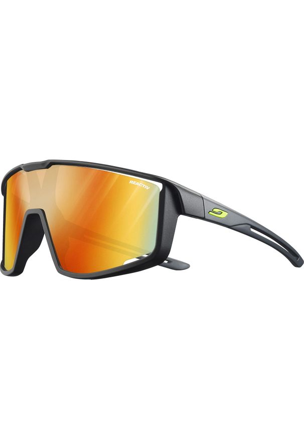 JULBO - Okulary dla dzieci Julbo Fury S czarny fotochrom Reactiv Light Amplifier kat.1-3. Kolor: czarny