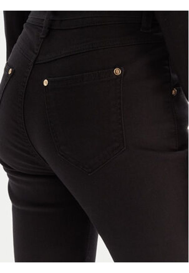 Gaudi Jeansy 521BD25005 Czarny Flare Fit. Kolor: czarny