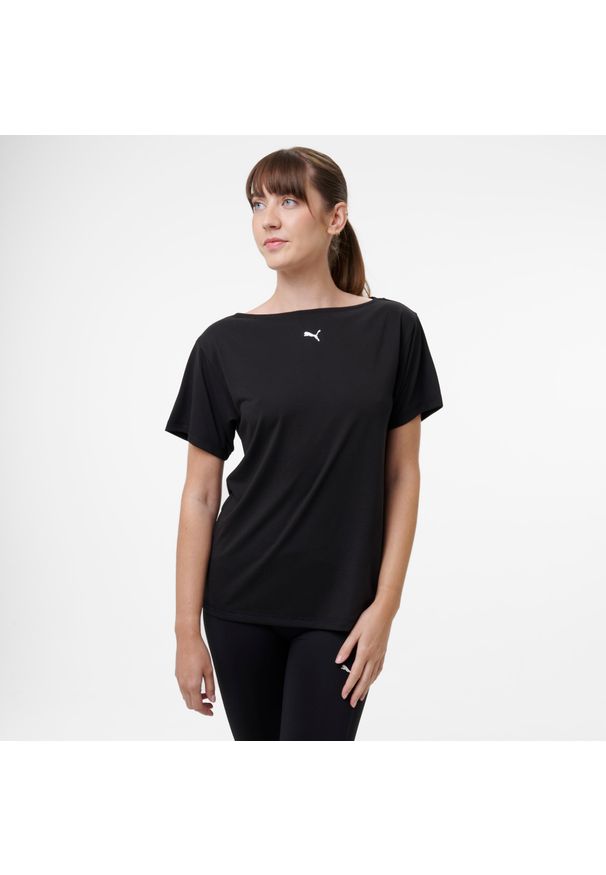 Decathlon - Koszulka damska Puma Gym & Pilates. Materiał: skóra, materiał. Sport: joga i pilates