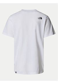 The North Face T-Shirt Easy NF0A8A6C Biały Regular Fit. Kolor: biały. Materiał: bawełna #2