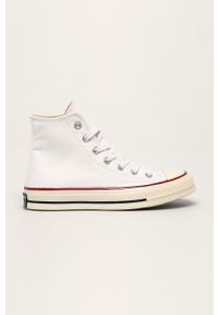 Converse trampki Chuck 70 damskie kolor biały C162056. Nosek buta: okrągły. Zapięcie: sznurówki. Kolor: biały. Materiał: guma #1