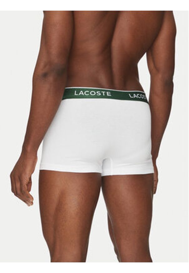 Lacoste Komplet bokserek 5H1300 Biały. Kolor: biały. Materiał: bawełna