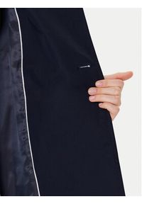 TOMMY HILFIGER - Tommy Hilfiger Trencz WW0WW45618 Granatowy Regular Fit. Kolor: niebieski. Materiał: bawełna #5