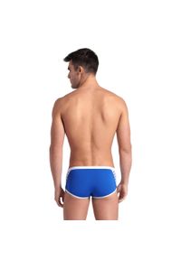 Arena - Slipy pływackie męskie arena Icons Swim Low Waist Short Solid. Kolor: biały, wielokolorowy, niebieski