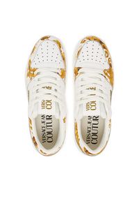 Versace Jeans Couture Sneakersy 80YA3SJ4 Biały. Kolor: biały. Materiał: skóra #3