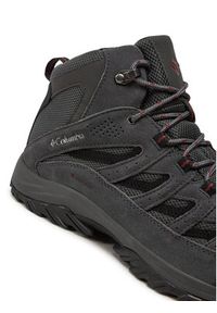 columbia - Columbia Trekkingi Crestwood Mid Waterproof 2100641 Szary. Kolor: szary. Materiał: materiał. Sport: turystyka piesza #7