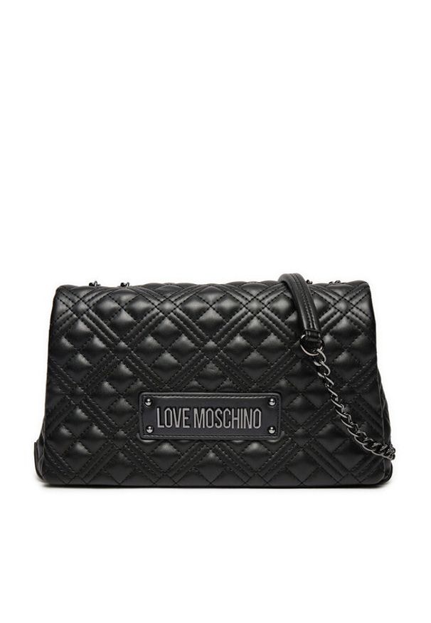 Love Moschino - LOVE MOSCHINO Torebka JC4230PP0LLA000A Czarny. Kolor: czarny. Materiał: skórzane