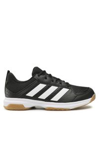 Adidas - adidas Buty halowe Ligra 7 M FZ4658 Czarny. Kolor: czarny. Materiał: skóra