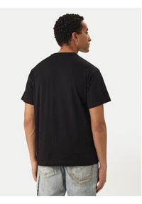 Versace Jeans T-Shirt 80GAHT14 Czarny Regular Fit. Kolor: czarny. Materiał: bawełna #4