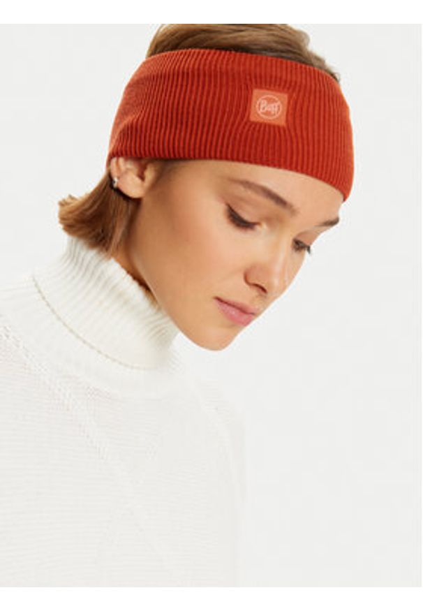 Buff Opaska materiałowa Crossknit Headband Solid 126484.330.10 Brązowy. Kolor: brązowy. Materiał: materiał