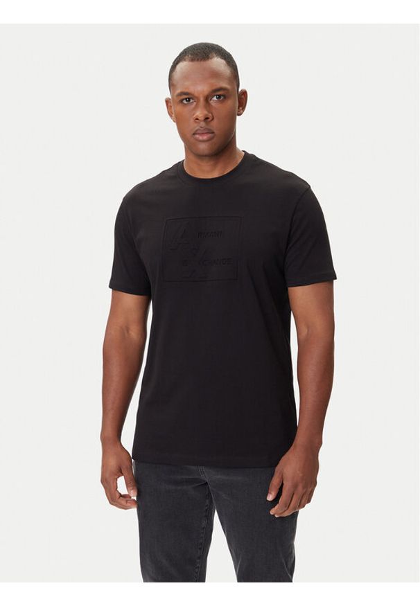 Armani Exchange T-Shirt XM001454 AF10361 UC001 Czarny Regular Fit. Kolor: czarny. Materiał: bawełna