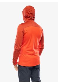 Haglöfs - Bluza polarowa męska Haglofs ROC Flash Mid Hood. Kolor: czerwony. Materiał: polar