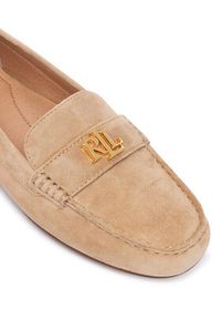 Lauren Ralph Lauren - LAUREN RALPH LAUREN Mokasyny Barnsbury 802821629035 Beżowy jasny. Kolor: beżowy. Materiał: zamsz, skóra #5