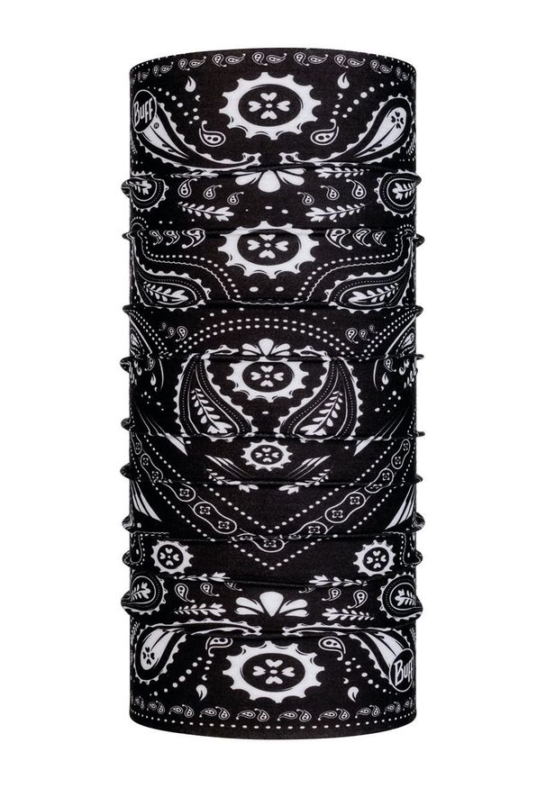 Buff Komin New Cashmere kolor czarny wzorzysty. Kolor: czarny. Materiał: materiał, skóra, tkanina, poliester, włókno