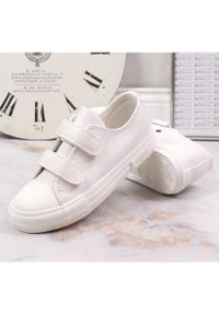 Big-Star - Trampki dziecięce na rzep ekoskóra białe Big Star KK374055. Zapięcie: rzepy. Kolor: biały #2