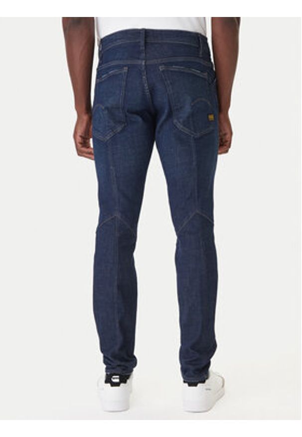 G-Star RAW - G-Star Raw Jeansy Kitoh 3D D27395-D441 Granatowy Slim Fit. Kolor: niebieski. Materiał: bawełna