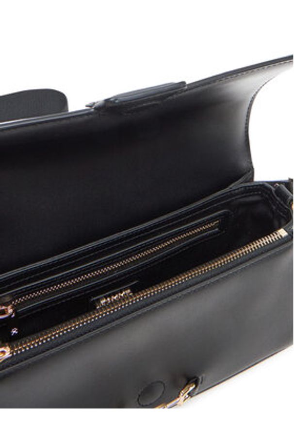 TOMMY HILFIGER - Tommy Hilfiger Torebka Heritage Leather Conv Crossover AW0AW17399 Czarny. Kolor: czarny. Materiał: skórzane