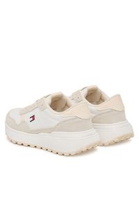 Tommy Jeans Sneakersy Modern Runner Mix EN0EN03100 Biały. Kolor: biały. Materiał: zamsz, skóra #4
