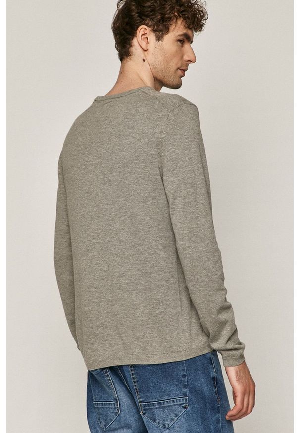 medicine - Medicine - Sweter Basic. Okazja: na co dzień. Kolor: szary. Długość rękawa: długi rękaw. Długość: długie. Styl: casual