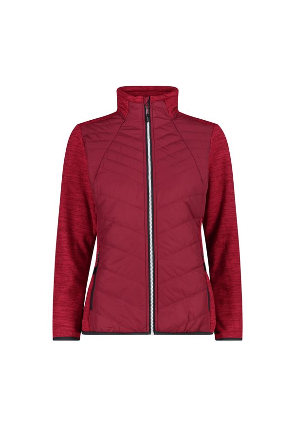 Damska kurtka puchowa CMP. Kolor: czerwony, wielokolorowy, różowy. Materiał: puch. Sport: turystyka piesza