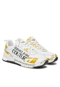 Versace Jeans Couture Sneakersy Dynamic 77VA3SA3 Biały. Kolor: biały. Materiał: skóra #3