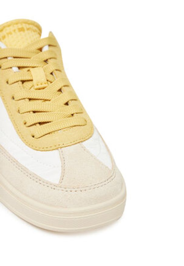 TOMMY HILFIGER - Tommy Hilfiger Sneakersy Th Heritage Sneaker FW0FW08643 Biały. Kolor: biały. Materiał: skóra, zamsz