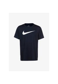 Koszulka z krótkim rękawem Męska Nike 451 Granatowy. Kolor: niebieski, biały, wielokolorowy. Długość rękawa: krótki rękaw. Długość: krótkie. Sport: fitness