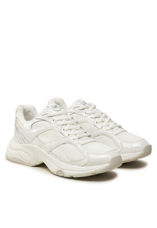 MICHAEL Michael Kors Sneakersy Leo Trainer 43F4LEFS1A Biały. Kolor: biały. Materiał: materiał